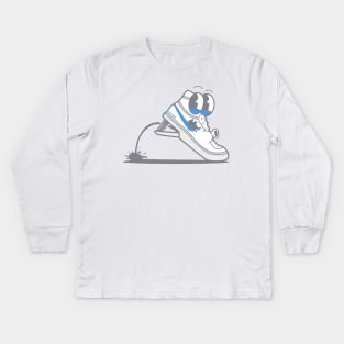 Booty Trap Slick Shoes Kids Long Sleeve T-Shirt